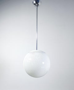 Chandelier from the "Tessuto" series, design L. DIAZ DE SANTILLANA for VENINI. 1970s