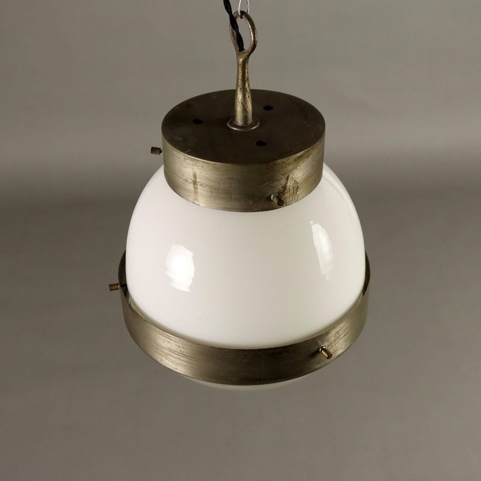 Metal Lampadario Delta di Sergio Mazza per Artemide  Anni 60 For Sale