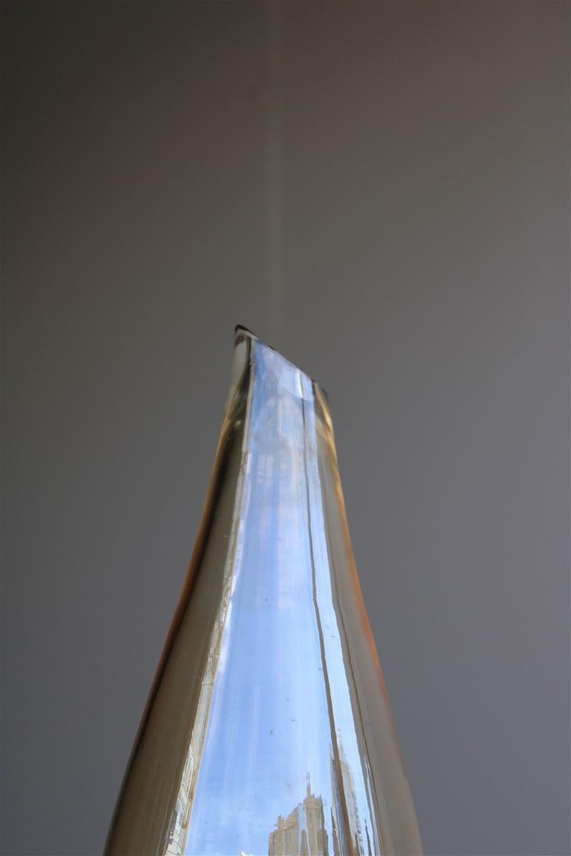 Lampadario Design Italiano Mid-Century in stile Ottone e Vetro Arredoluce in vendita 2