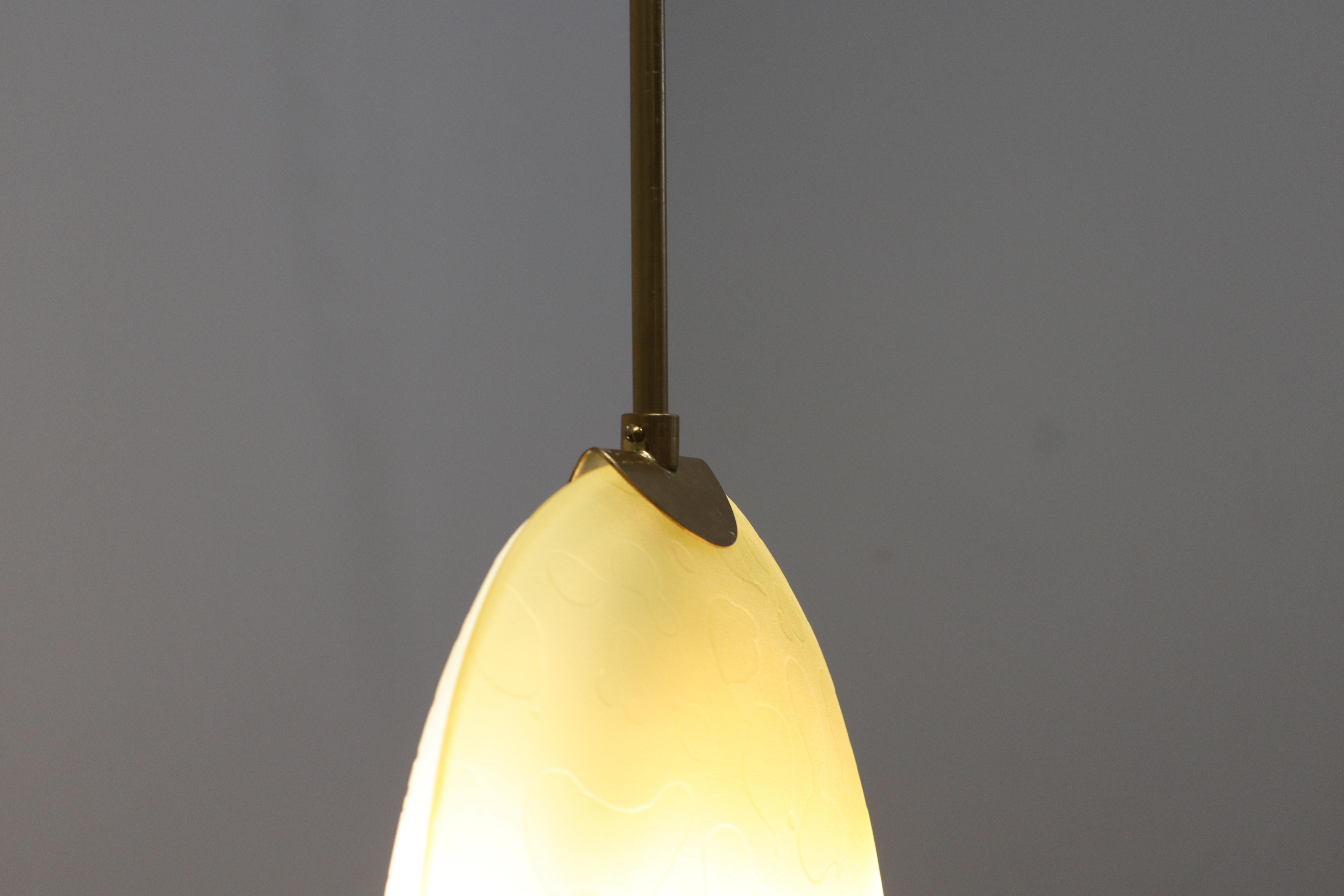 Lampadario di Max Ingrand per Fontana Arte anni 50 , disponibile coppia in vendita 3