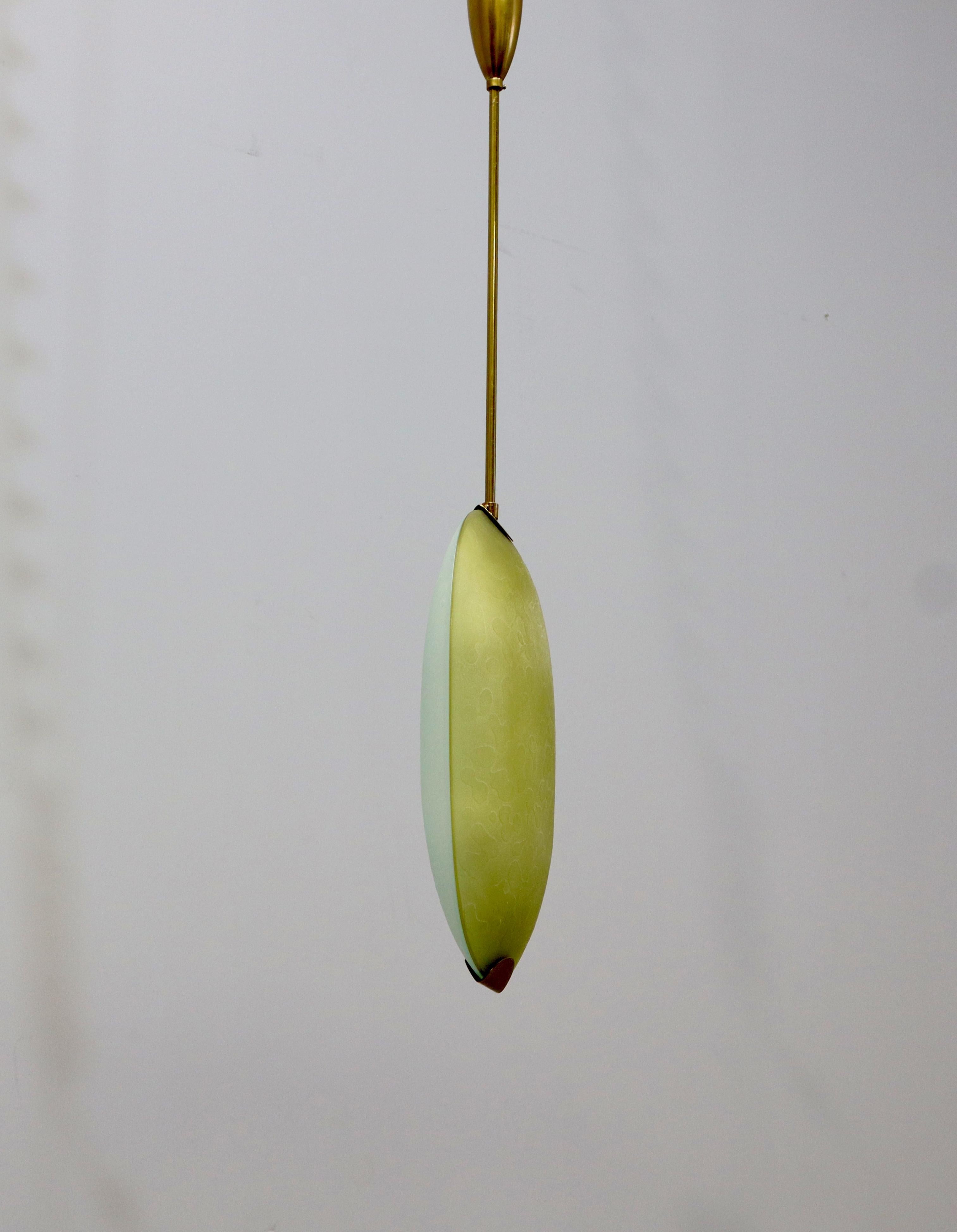 Lampadario di Max Ingrand per Fontana Arte anni 50 , disponibile coppia in vendita 8