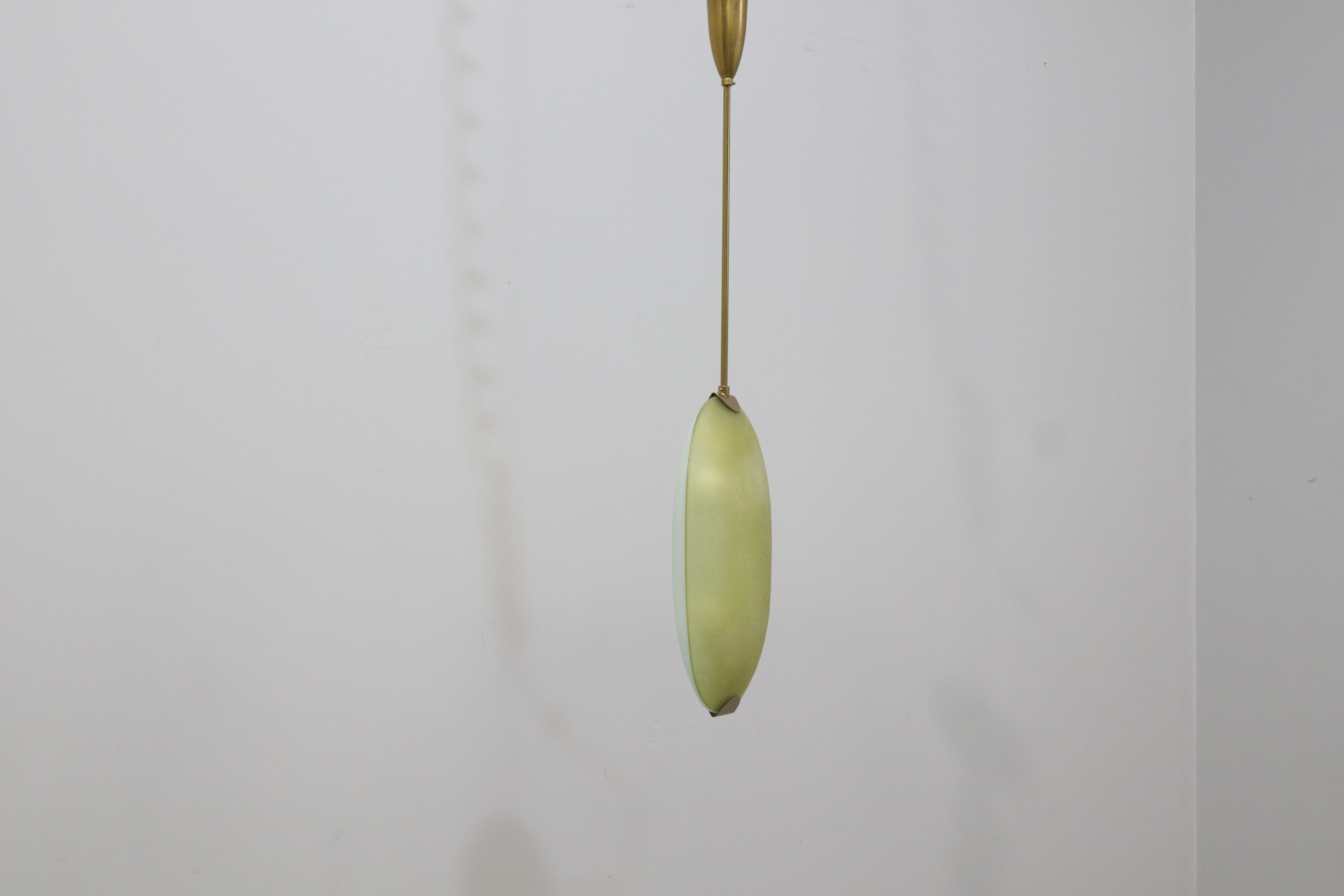 Italiano Lampadario di Max Ingrand per Fontana Arte anni 50 , disponibile coppia in vendita