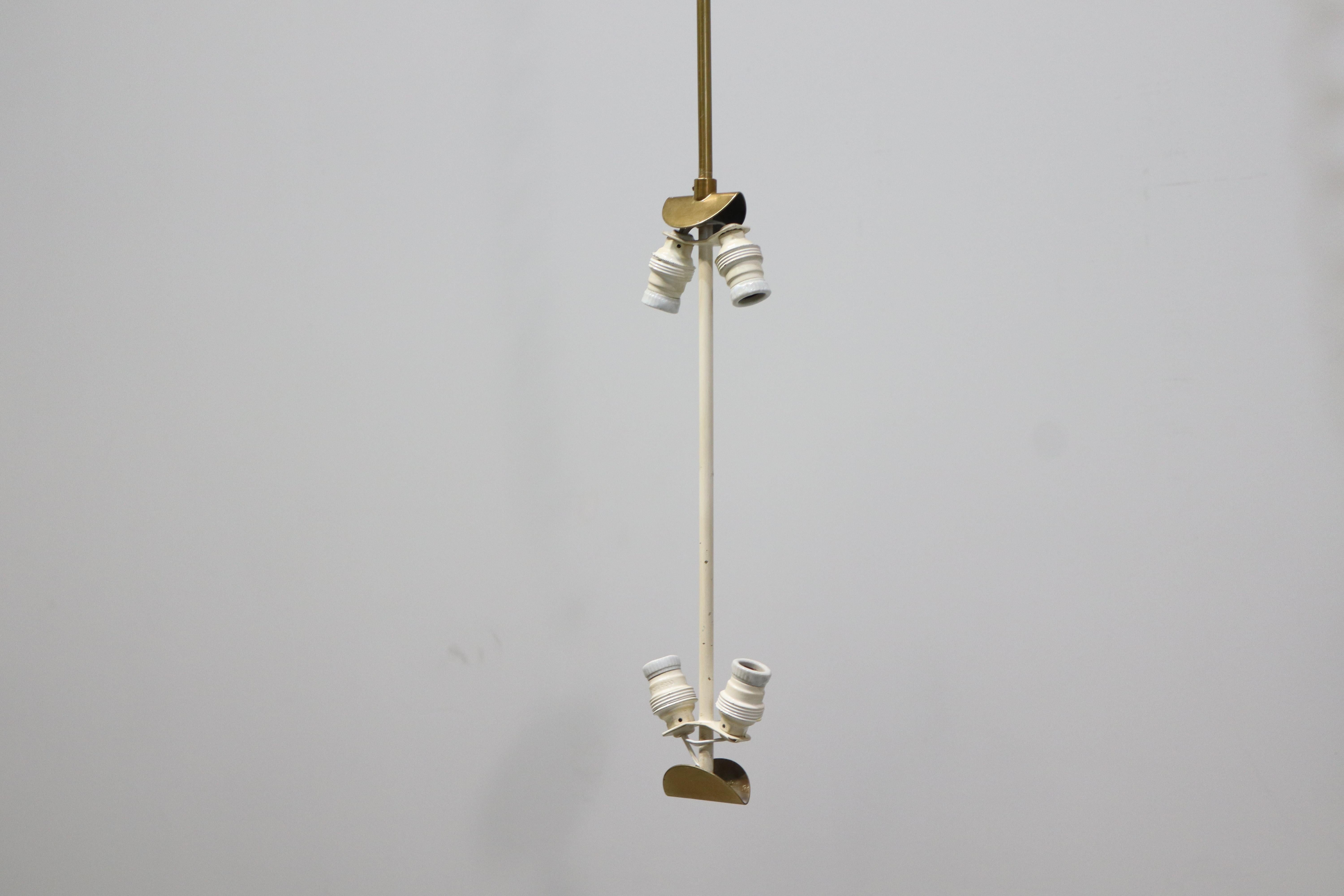 Lampadario di Max Ingrand per Fontana Arte anni 50 , disponibile coppia in vendita 2