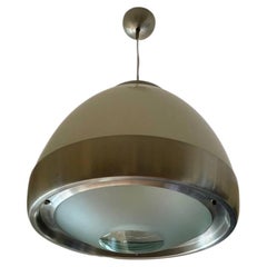 Chandelier by Pia Guidetti Crippa for Lumi, ''a lens'' Italy, 1960s