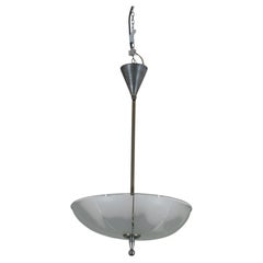 Glass disc chandelier, 1940s