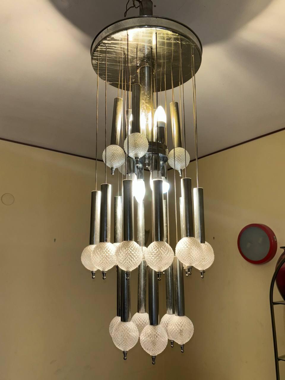 Lámpara Gaetano Sciolari 1970. en Bueno estado para la venta en Palermo, IT