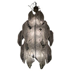 Lustre "Ice" du milieu du siècle par Toni Zuccheri Venini Scultoreo.