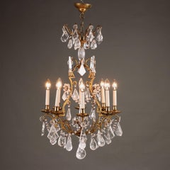 Wrought Iron Chandelier Italy Late 19th Century