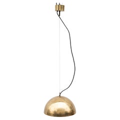 Lampadario in ottone Made in Italy, Anni 
60