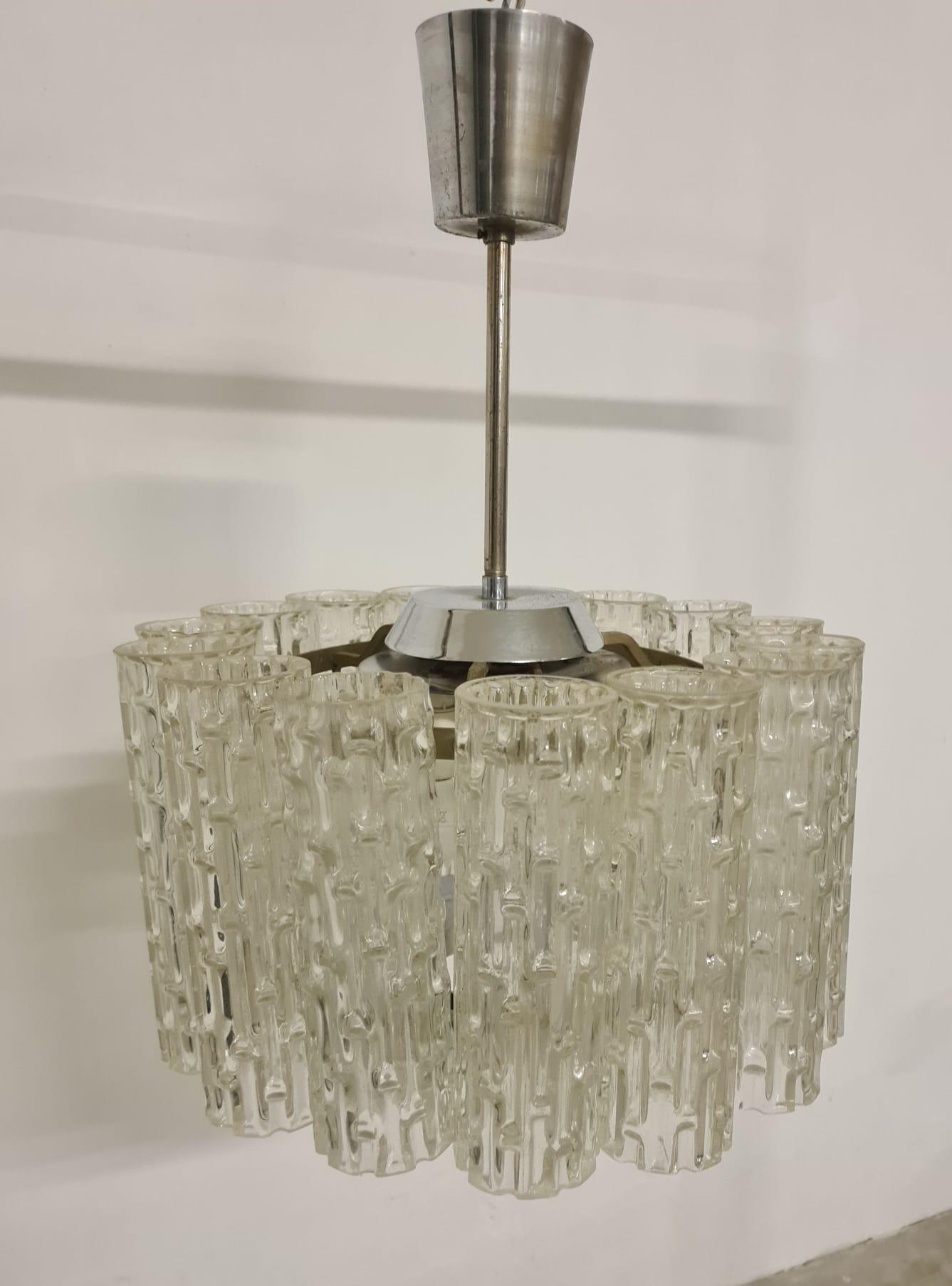 60' glass chandelier For Sale 4