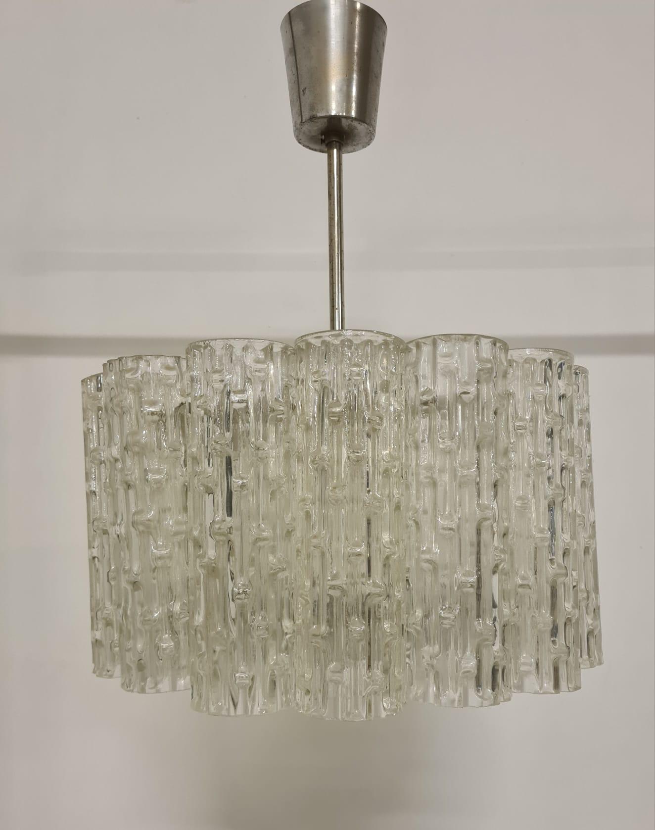 60' glass chandelier For Sale 6