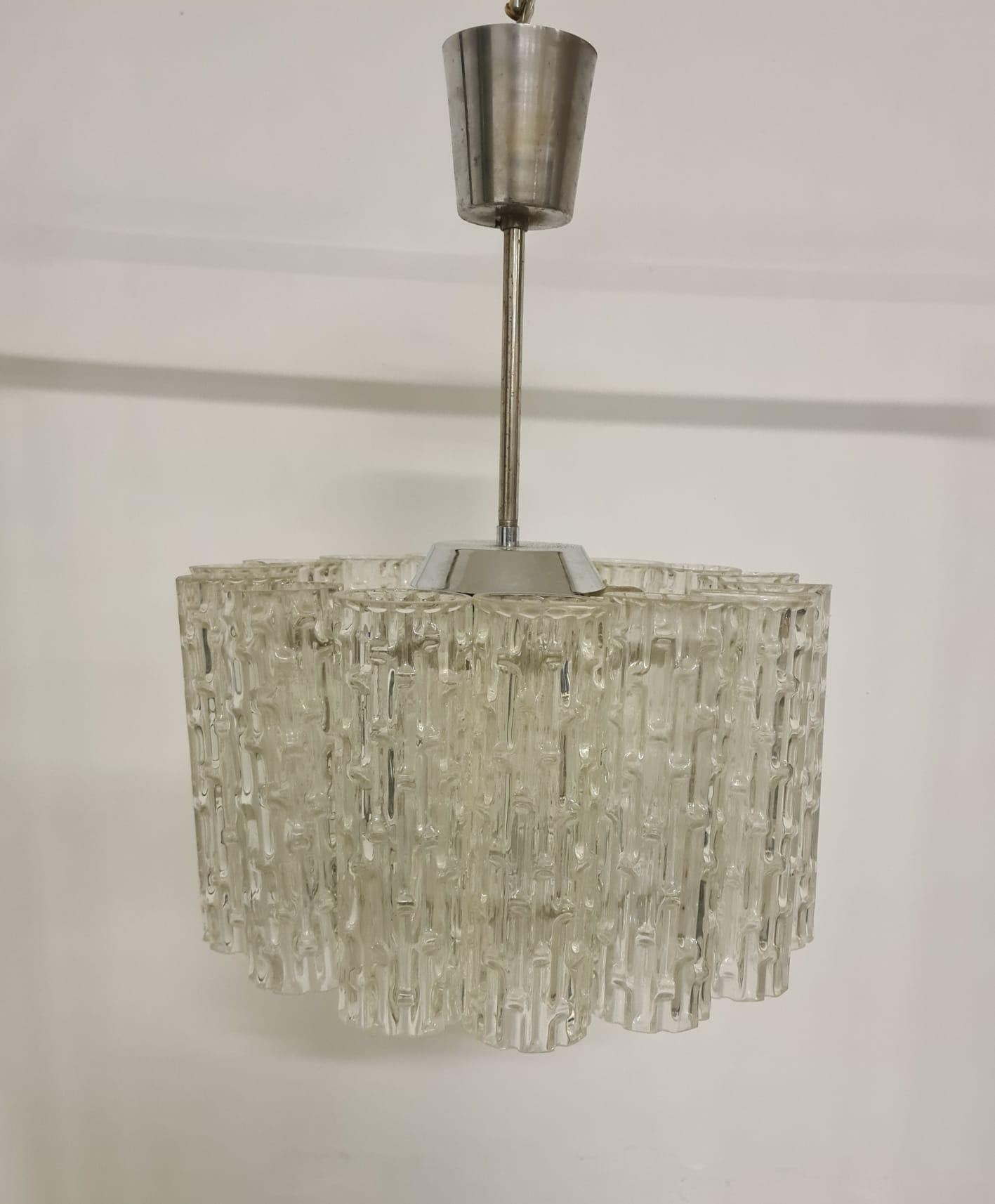 60' glass chandelier For Sale 8