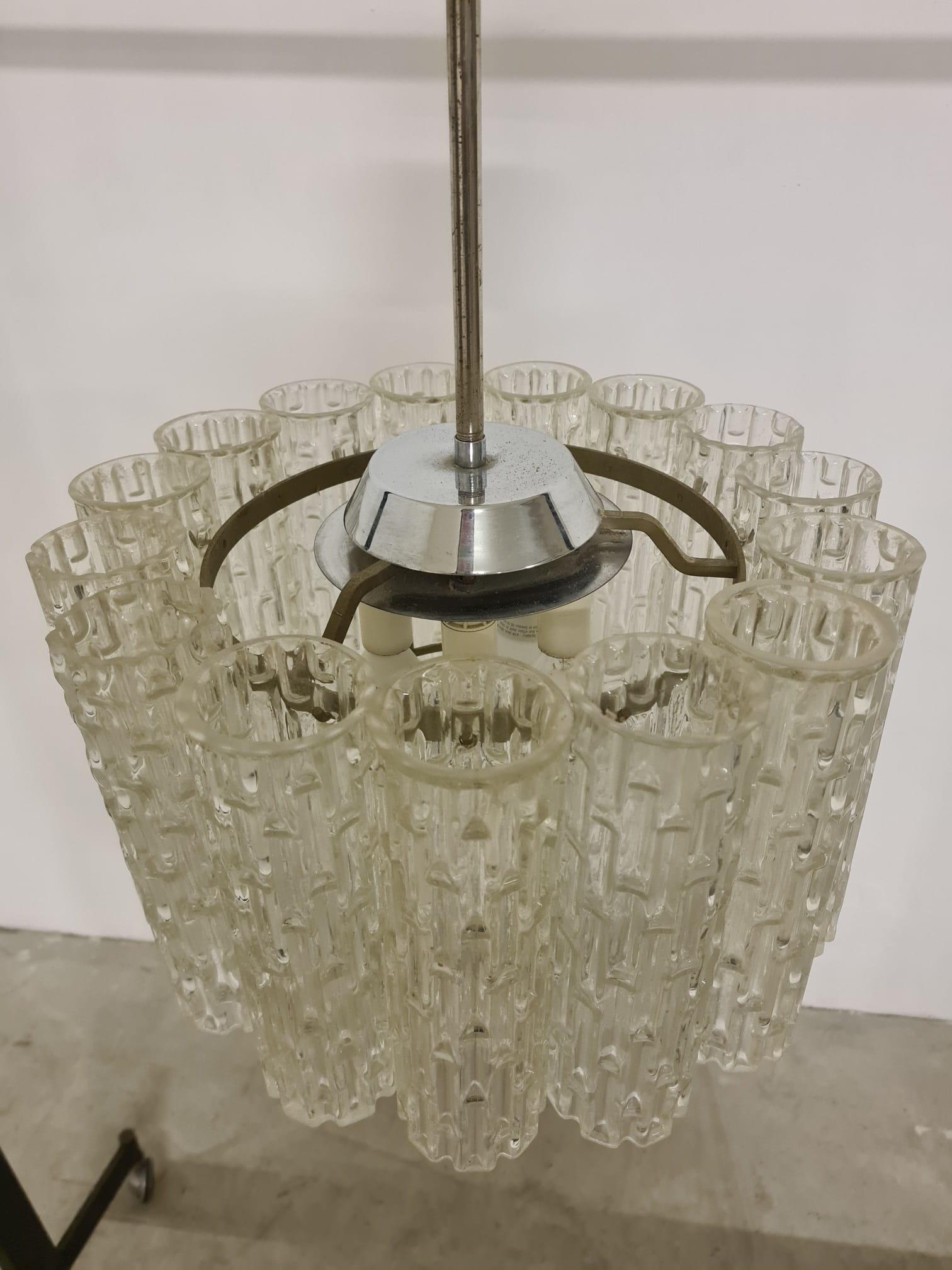 60' glass chandelier For Sale 9