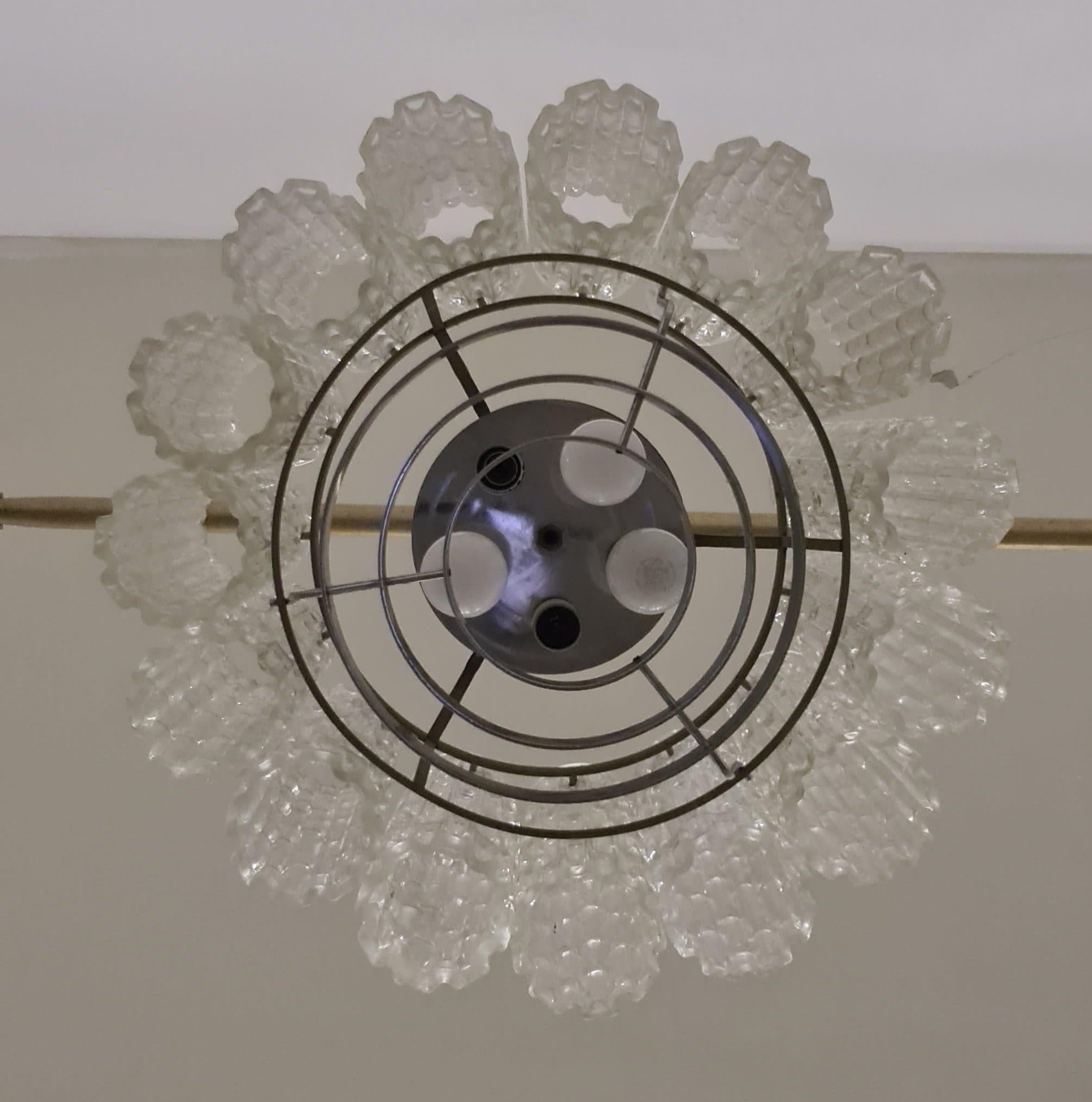 60' glass chandelier For Sale 3