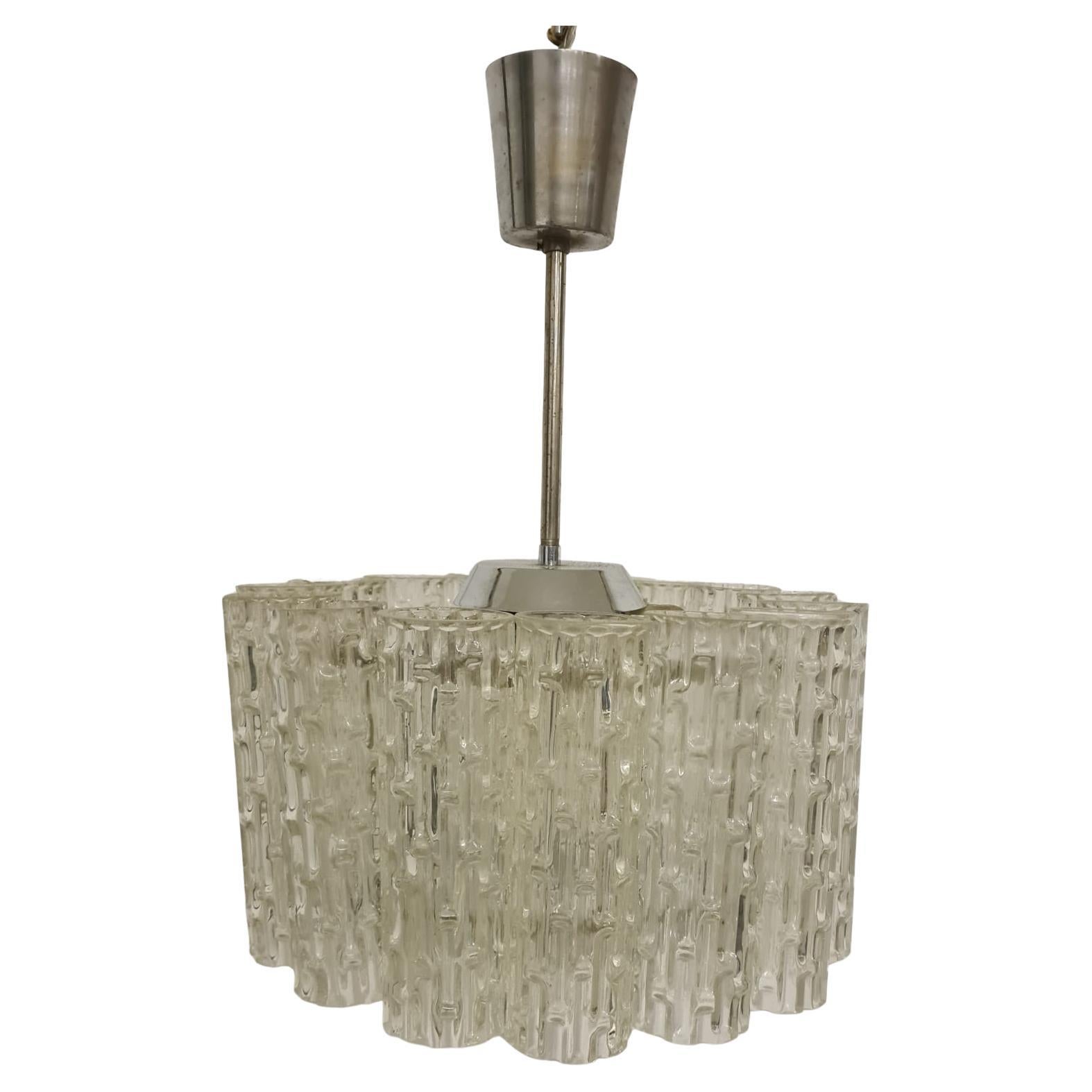 60' glass chandelier For Sale