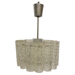 Vintage 60' glass chandelier