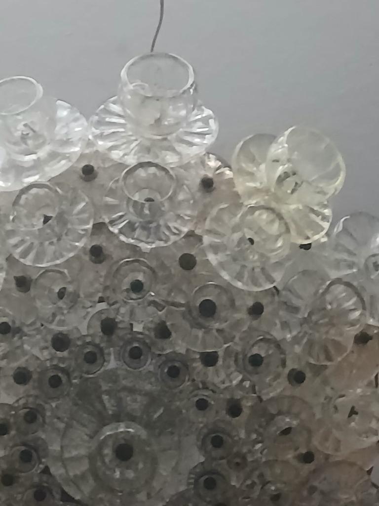 Italian Lampadario in Vetro di Ercole Barovier, Murano, Anni ’20/’30 in vendita