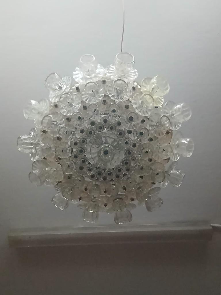 Vetro di Murano Lampadario in Vetro di Ercole Barovier, Murano, Anni ’20/’30 in vendita