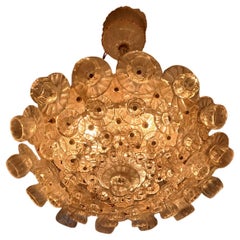 Antique Glass chandelier by Ercole Barovier, Murano, 1920s/'30s