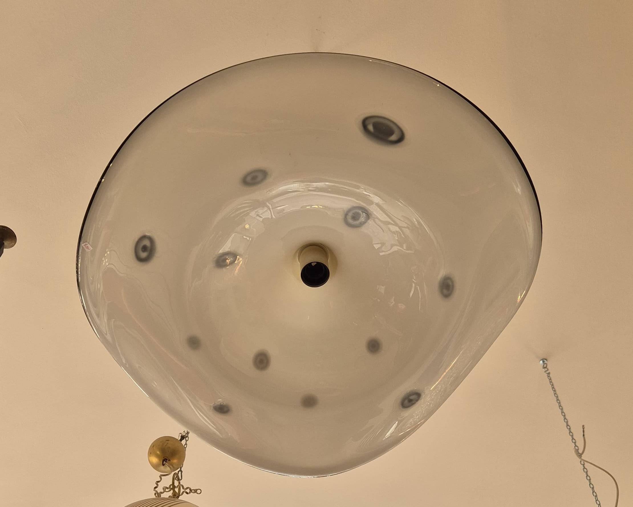 1970s Murano Glass Chandelier For Sale 3