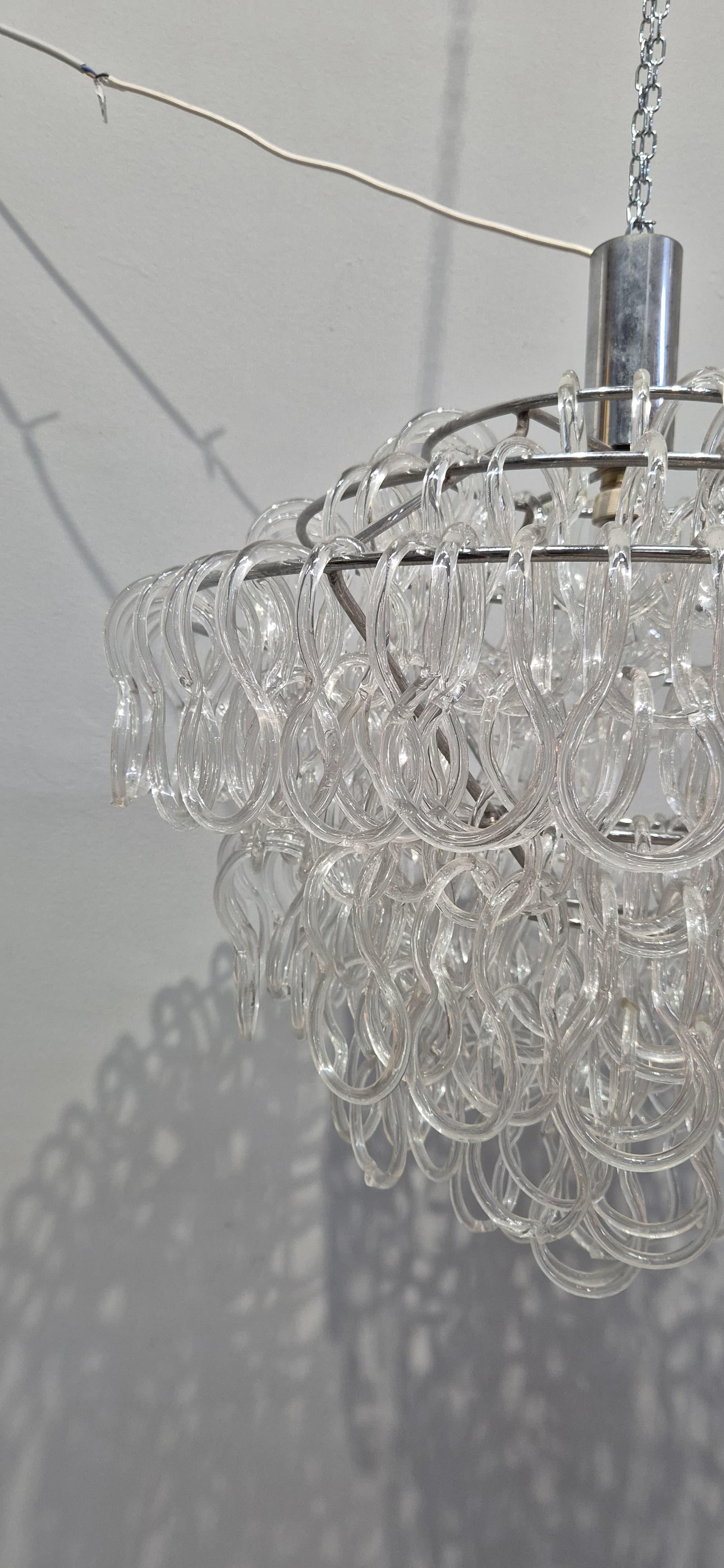 Lámpara de cristal de Murano estilo Giogali de Mnagiarotti en venta 9