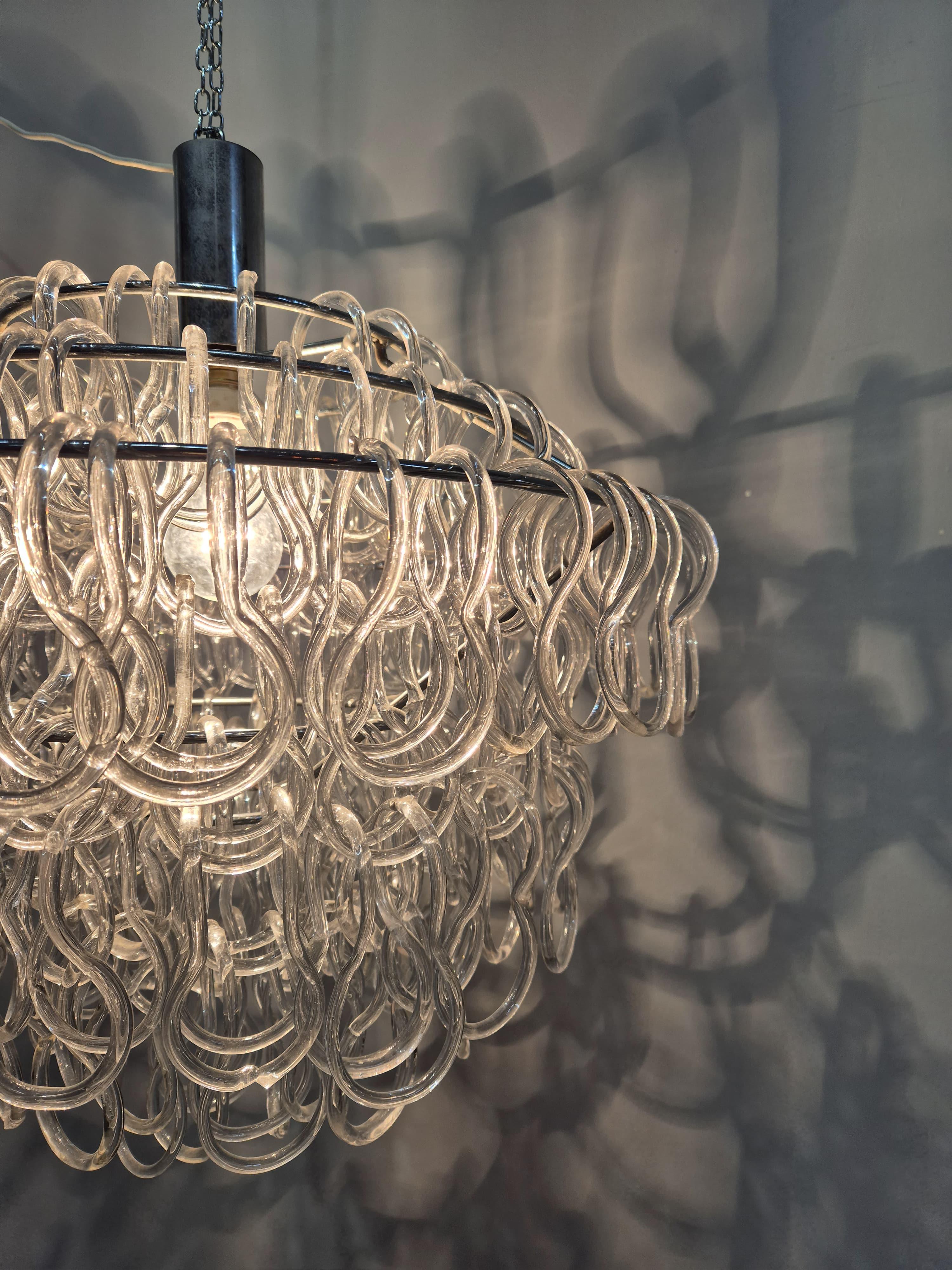 Lámpara de cristal de Murano estilo Giogali de Mnagiarotti en Bueno estado para la venta en Palermo, IT
