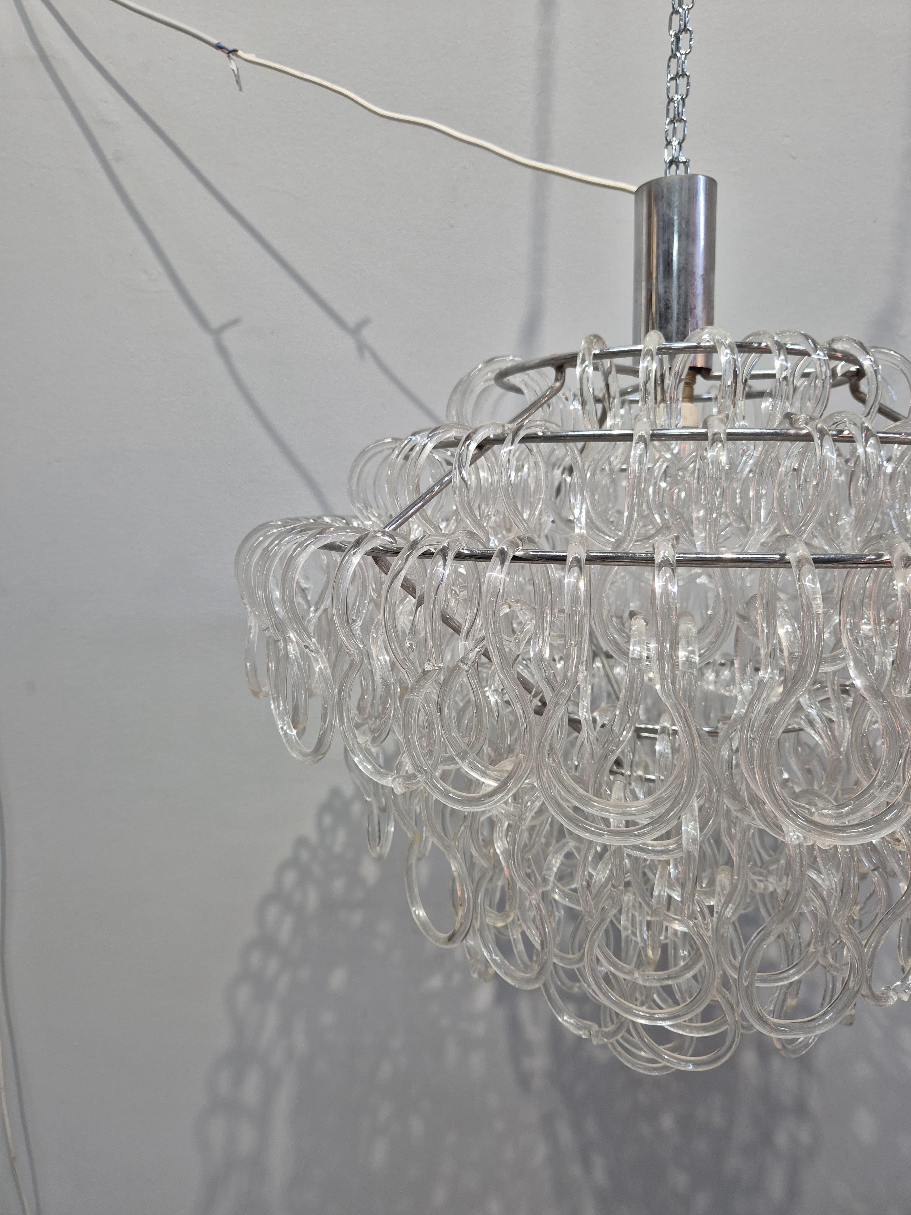 Lámpara de cristal de Murano estilo Giogali de Mnagiarotti en venta 3