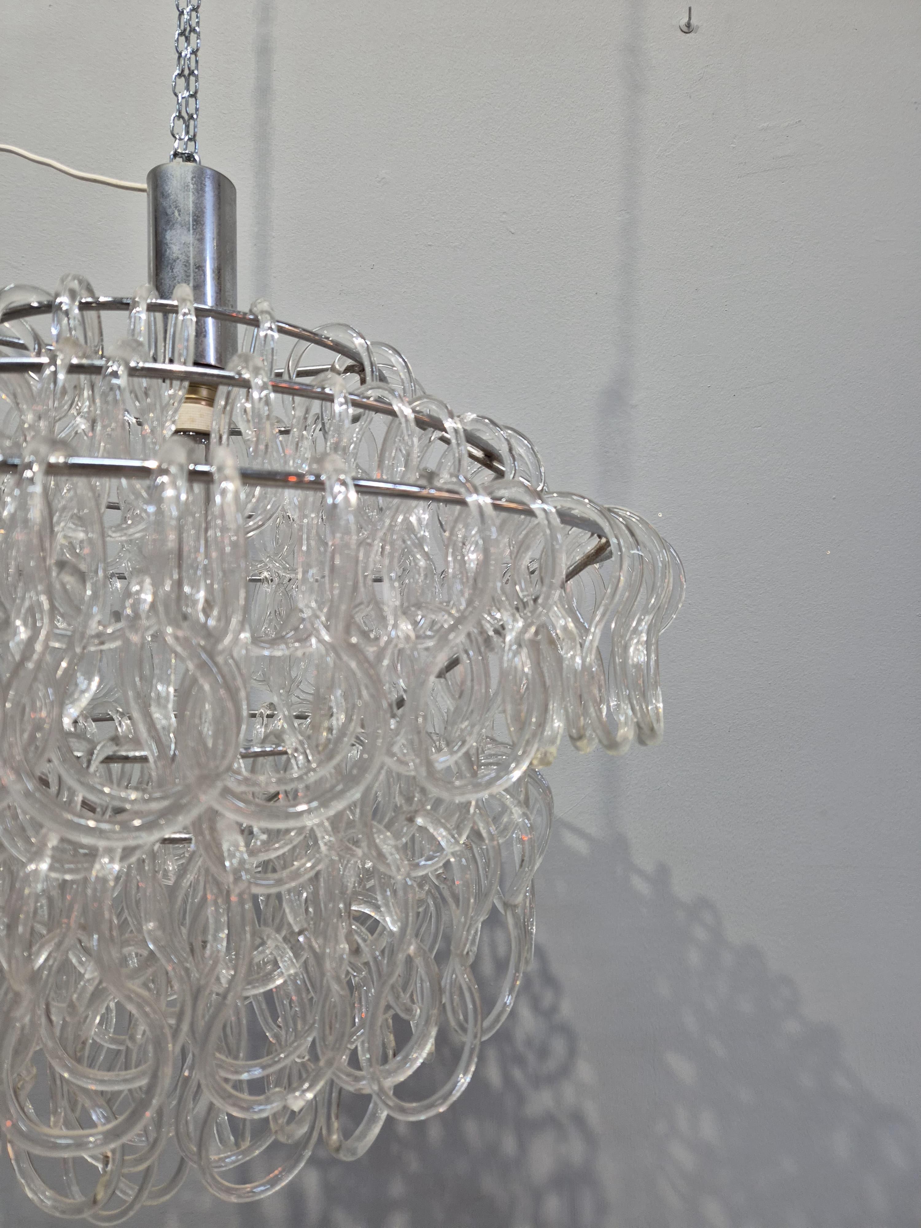 Lámpara de cristal de Murano estilo Giogali de Mnagiarotti en venta 4