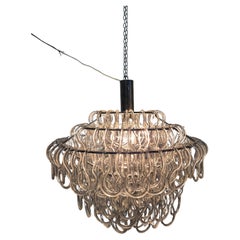 Murano glass chandelier Giogali style by Mnagiarotti