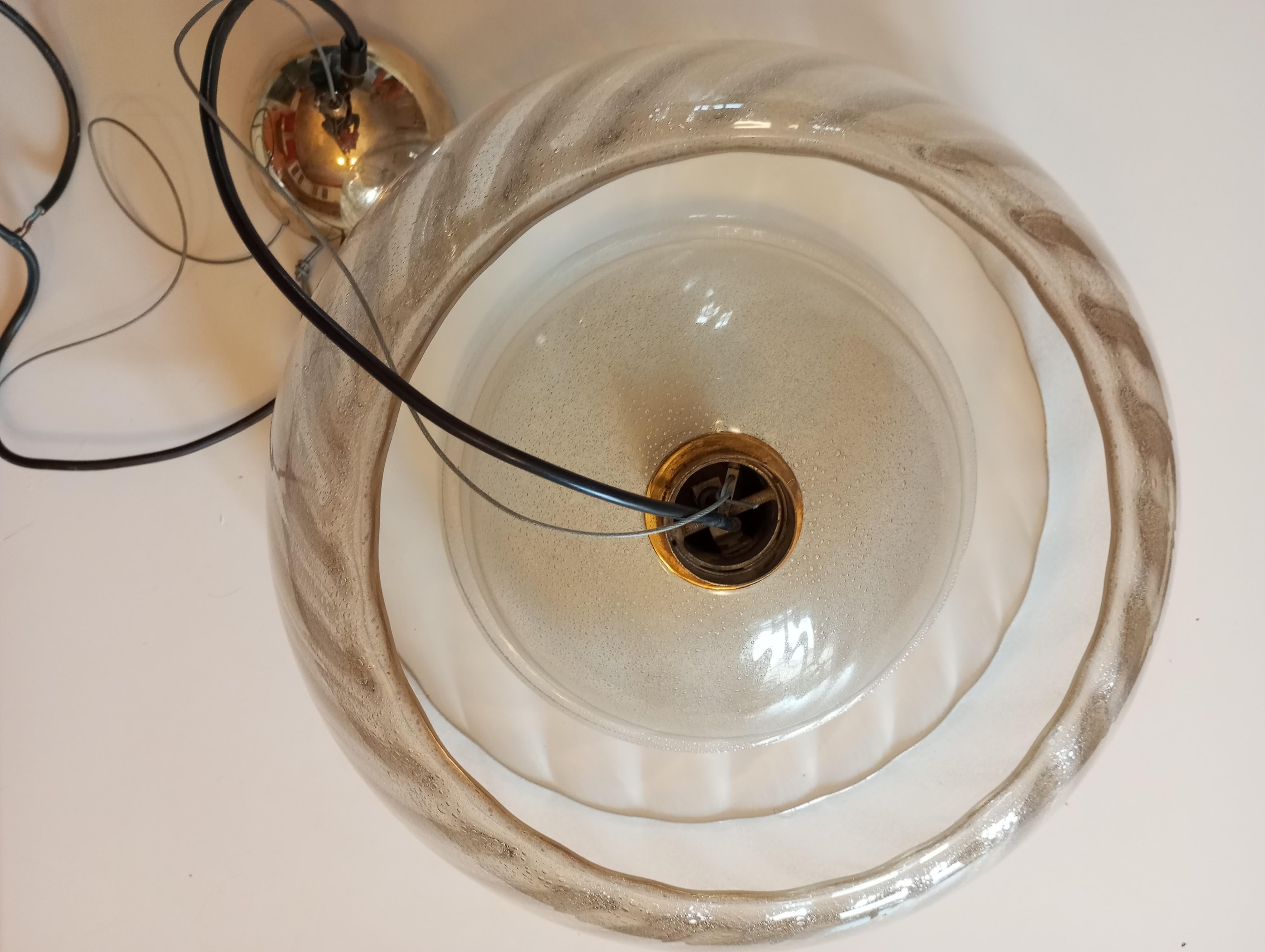 Murano Glass Murano glass chandelier bulicante 1970s 