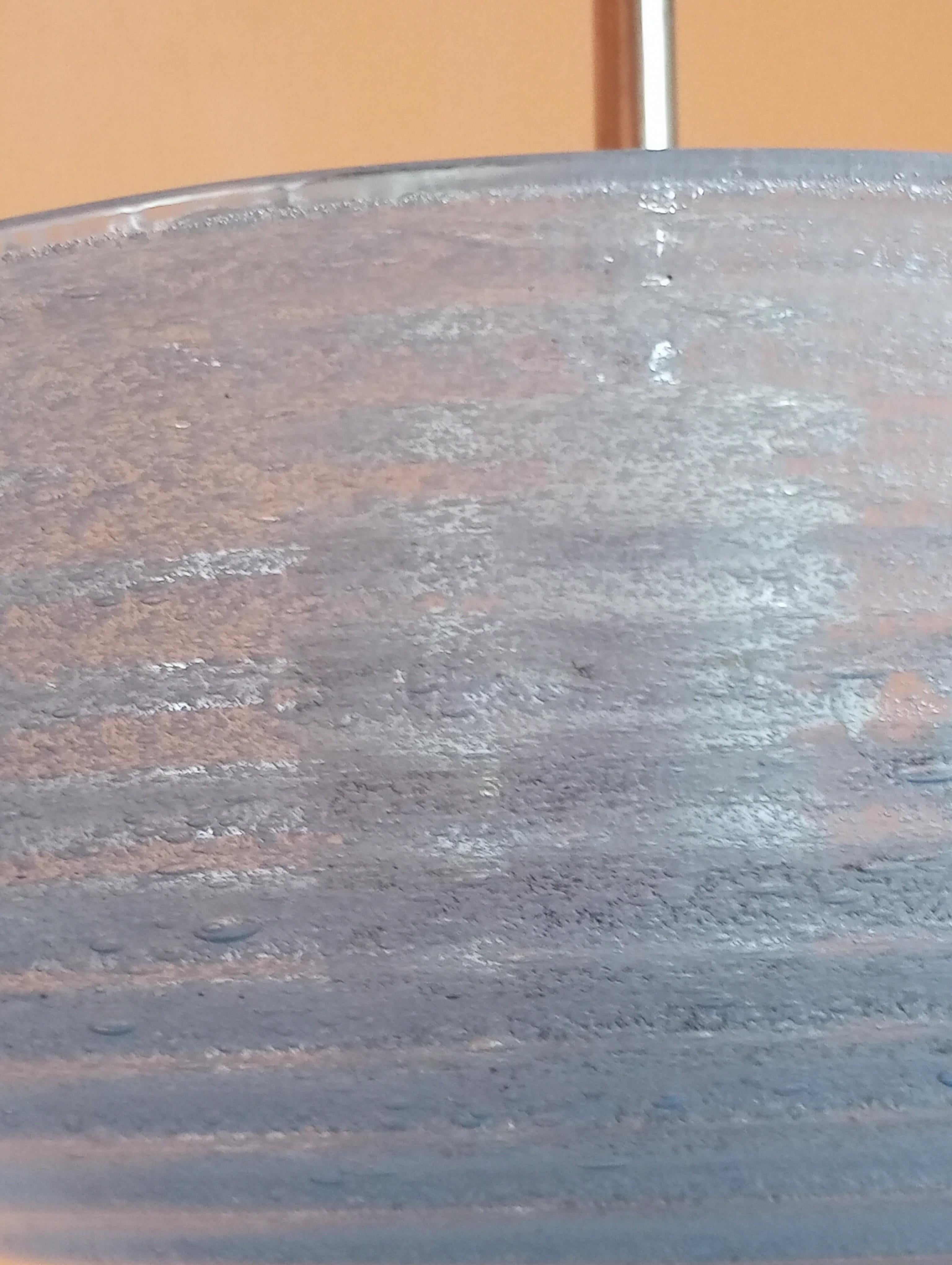 Verre de Murano lustre en verre pulegoso celeste de Barovier & Toso, Murano Italie en vente