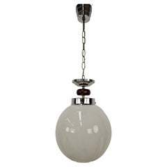 Lampadario italiano anni '60 in vetro di Murano attribuito a Mazzega