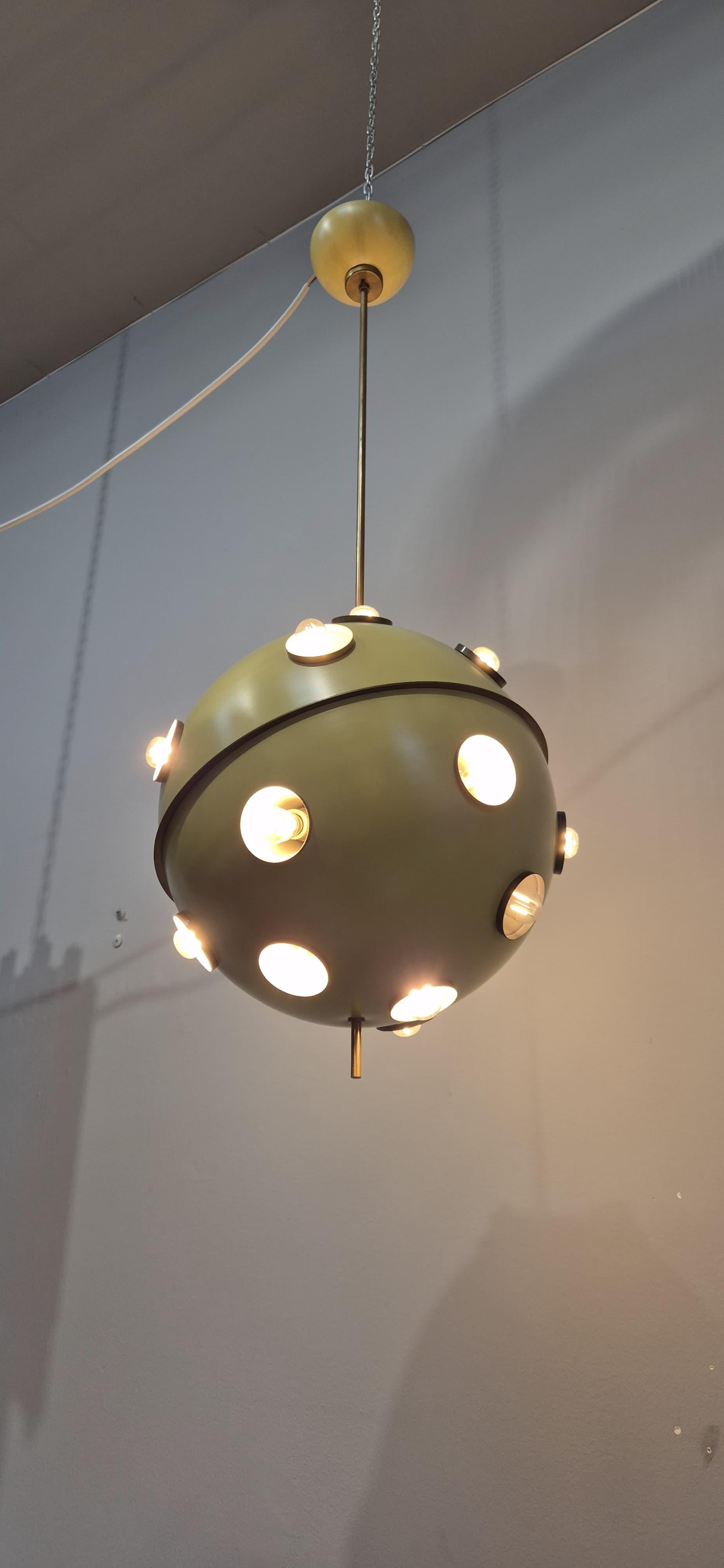 Lampadario Modello 551 di Oscar Torlasco per Lumi in vendita 1