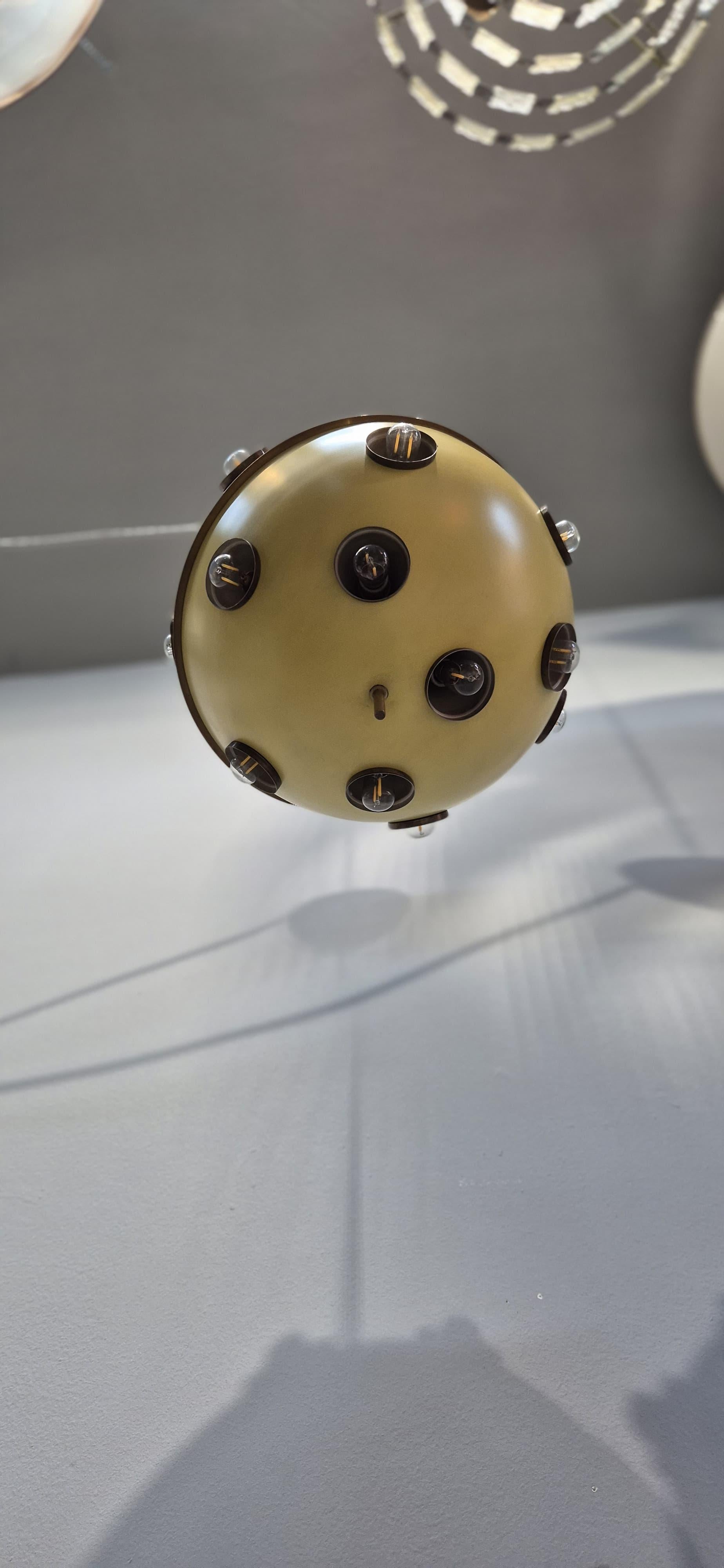 Lampadario Modello 551 di Oscar Torlasco per Lumi in vendita 4