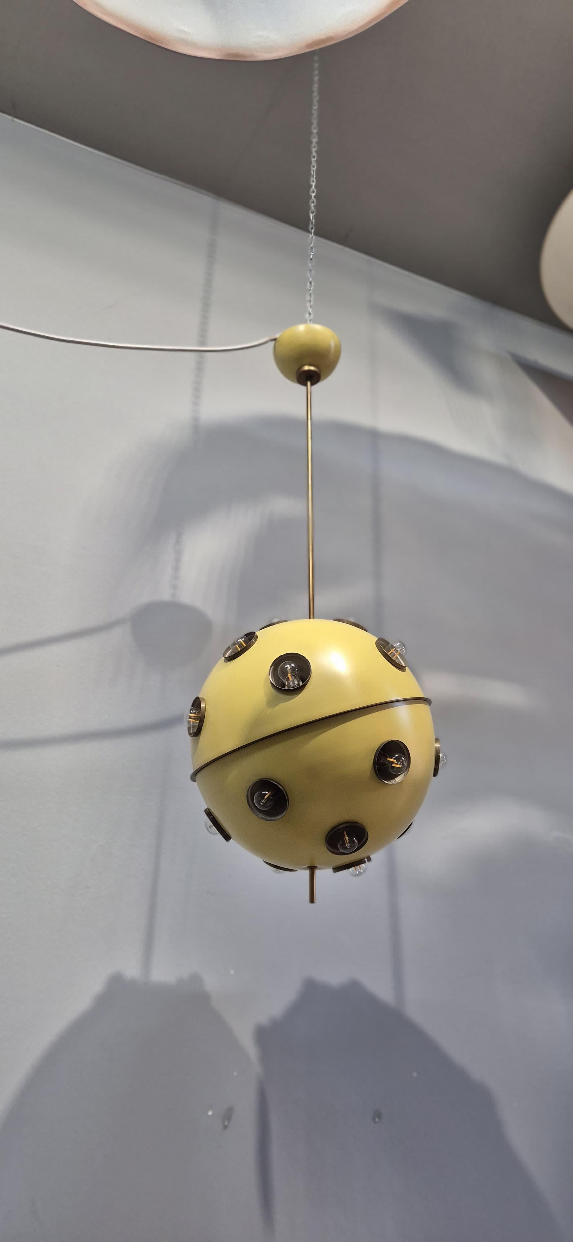 Lampadario Modello 551 di Oscar Torlasco per Lumi in vendita 5