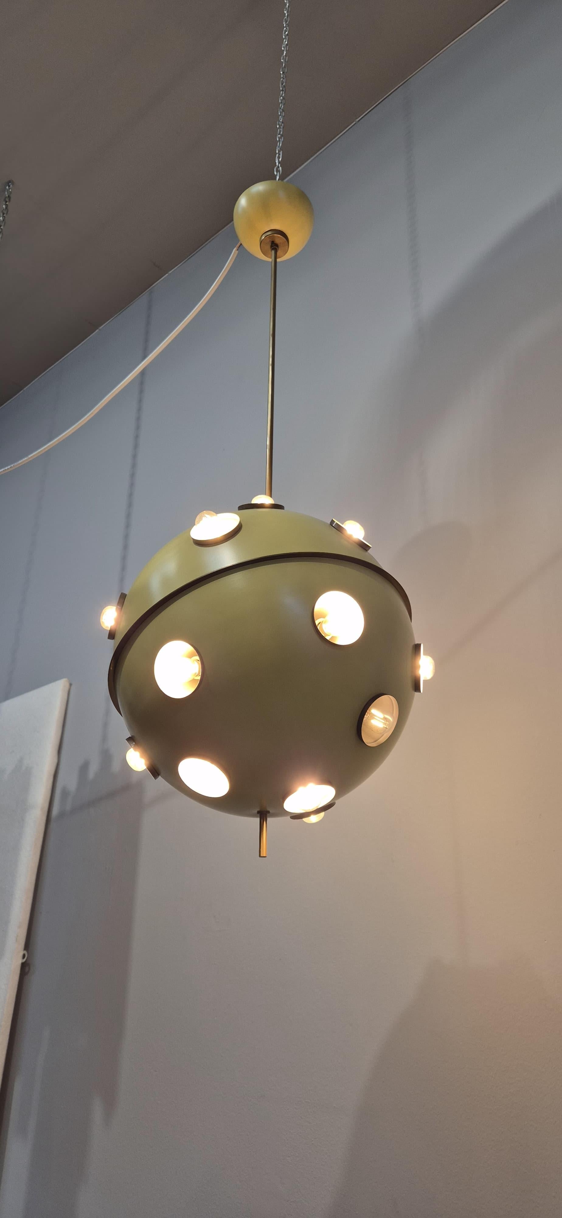 Lampadario Modello 551 di Oscar Torlasco per Lumi In condizioni buone in vendita a Palermo, IT