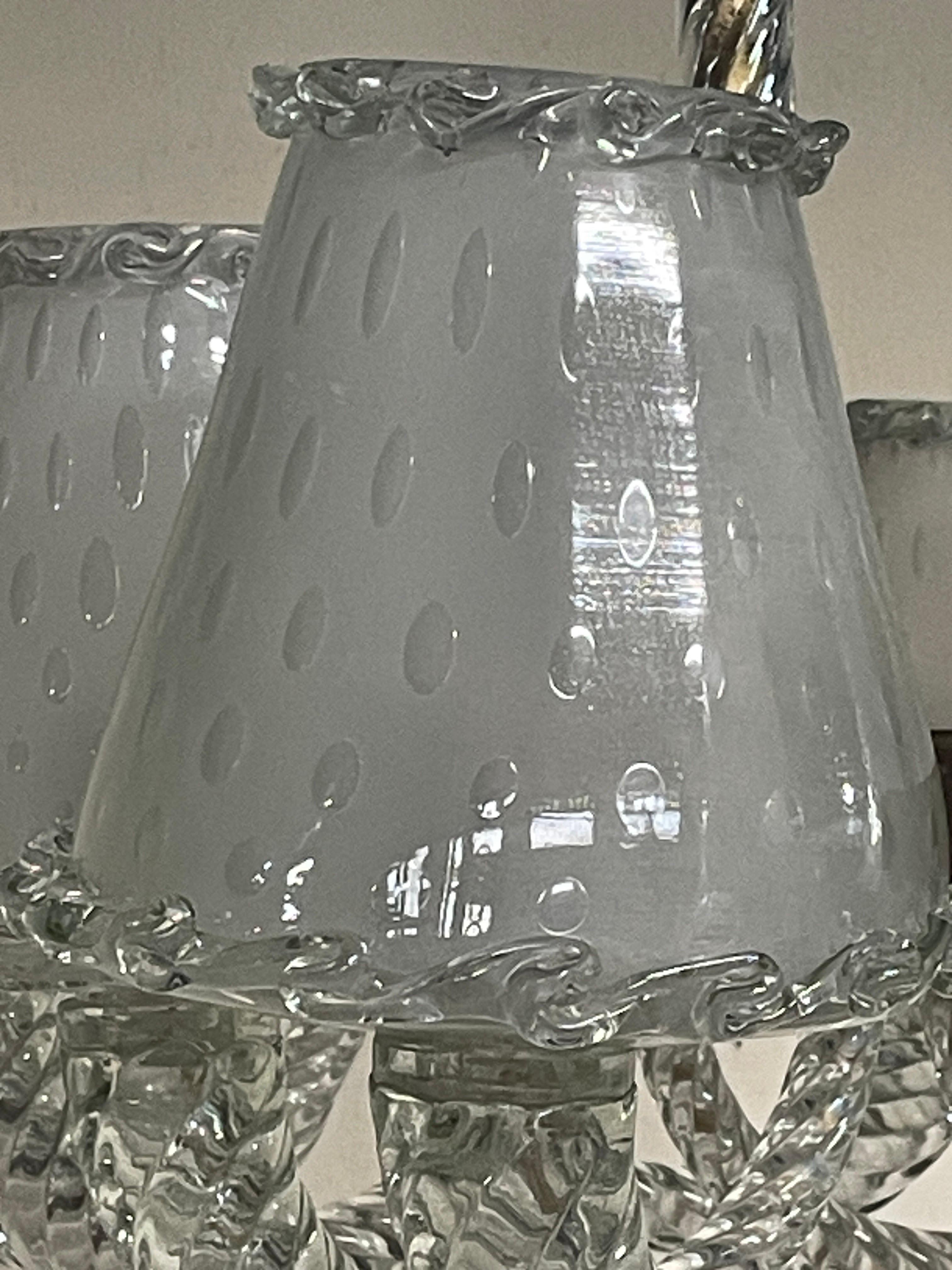 Lampadario monumentale Seguso anni '30 in vendita 5