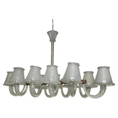 Lampadario monumentale Seguso anni '30