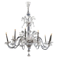 Murano chandelier "a Colonna". Venice, late 18th century