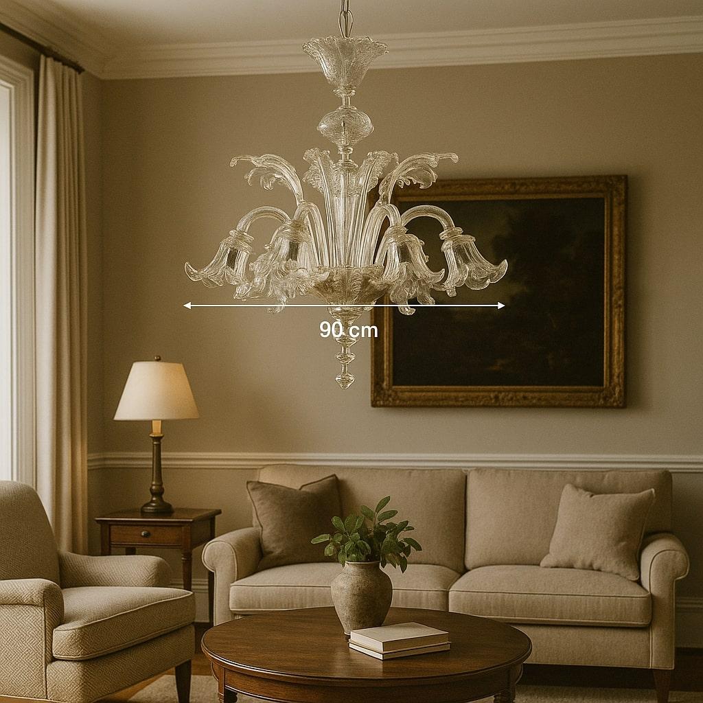 Lampadario Murano Italia XX Secolo For Sale 4