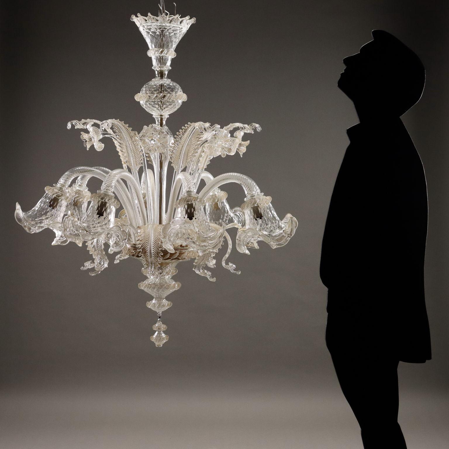 Mid-Century Modern Lampadario Murano Italia XX Secolo For Sale
