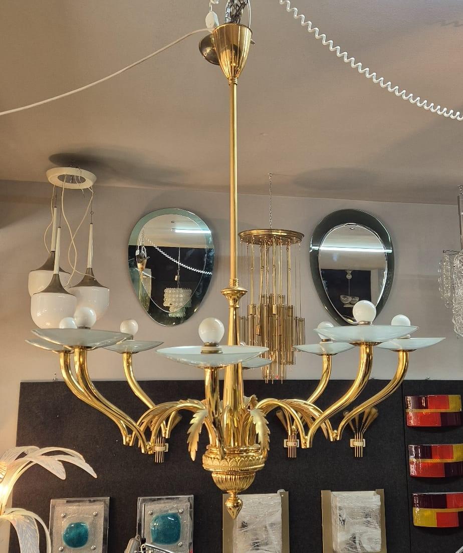 Oscar Torlasco Chandelier for Lumi Milano In Good Condition For Sale In Palermo, IT