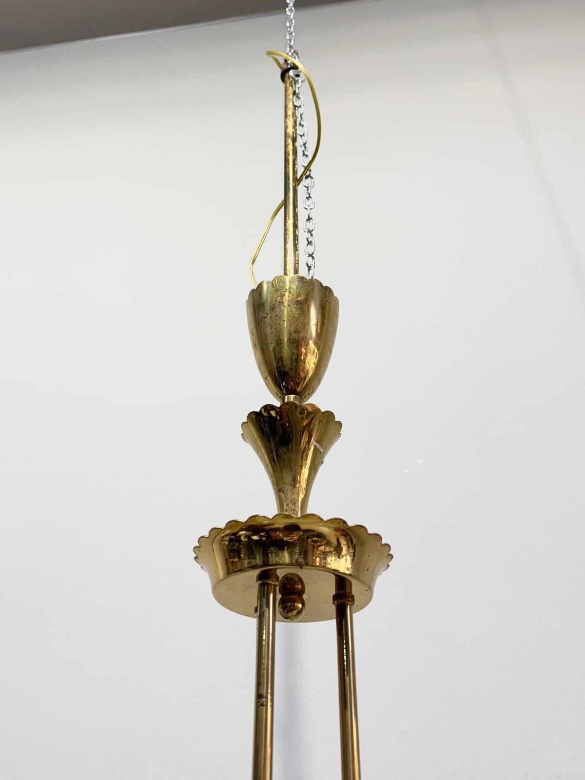 Mid-20th Century Lampadario Pietro Chiesa, anni '50 in vendita