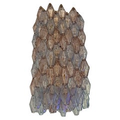 Lampadario Poliedri in vetro di murano Italia 1950