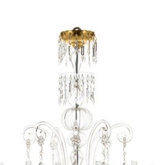 Reggia 12-light chandelier with with with crystal frame