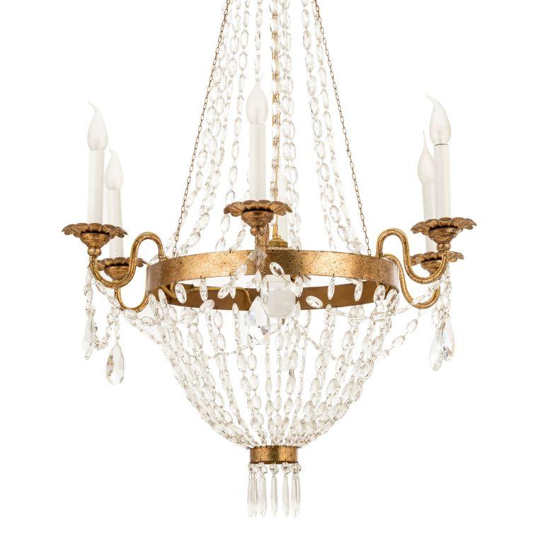 Lustre Reggia à 6 lumières Neuf - En vente à Firenze, FI