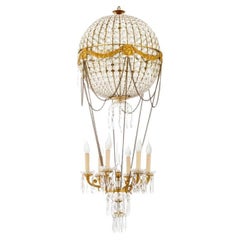 Reggia hot air balloon chandelier with 8 lights