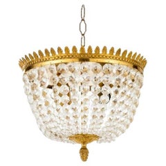 Reggia Versailles chandelier with crystal drops
