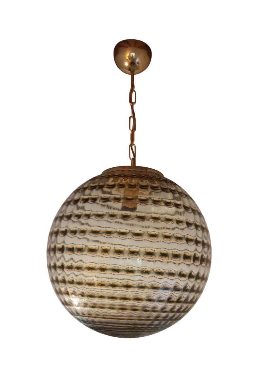 Lampadario rotondo di Targetti Sankey, Italia anni’60. in vendita 8