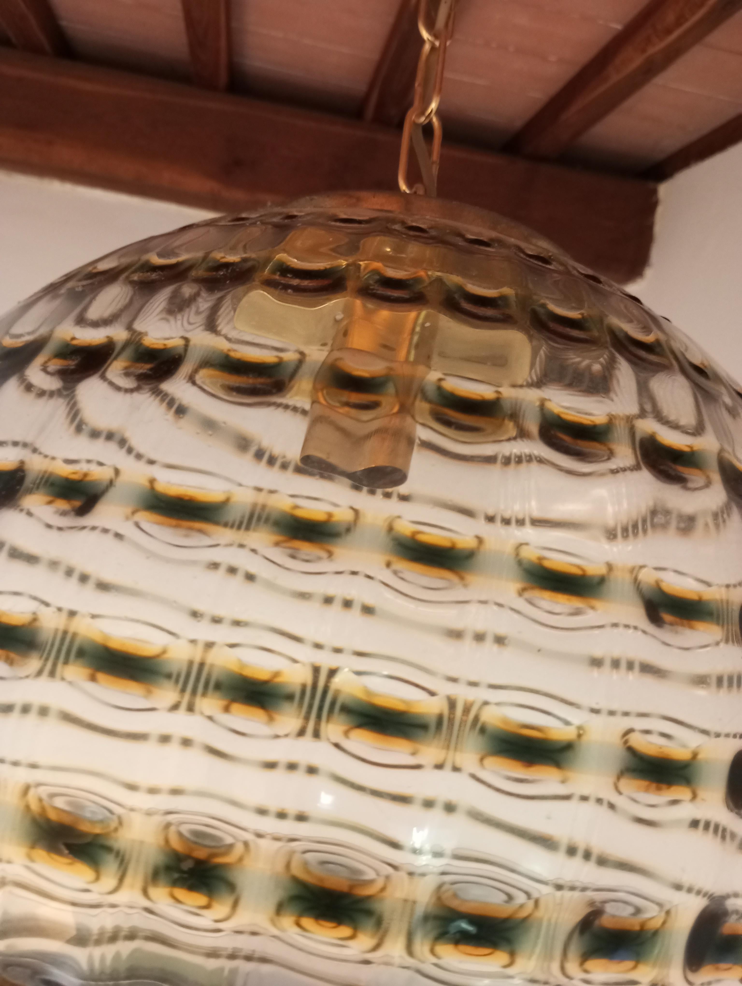 Lampadario rotondo di Targetti Sankey, Italia anni’60. in vendita 3